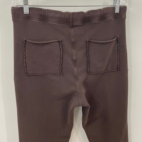 SOLD Frank & Eileen S Eamon Jogger Sweatpant Triple Fleece Irish Chocolate - Picture 9 of 10